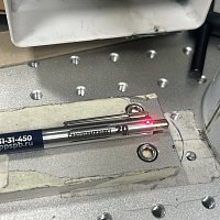 Лазерная гравировка на металлической ручке
